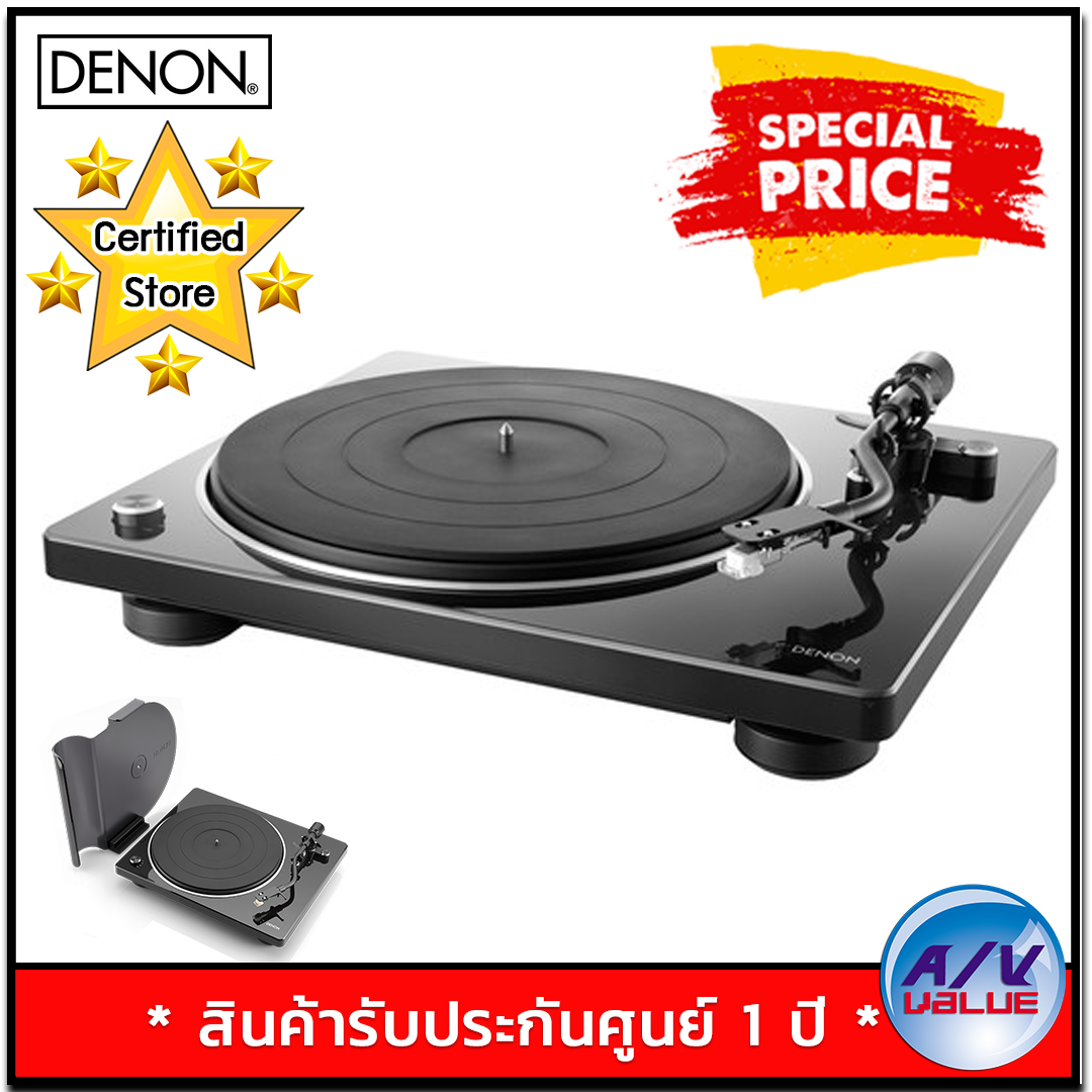 Denon DP-400 Hi-Fi Stereo Turntable with Speed Auto Sensor (Black)