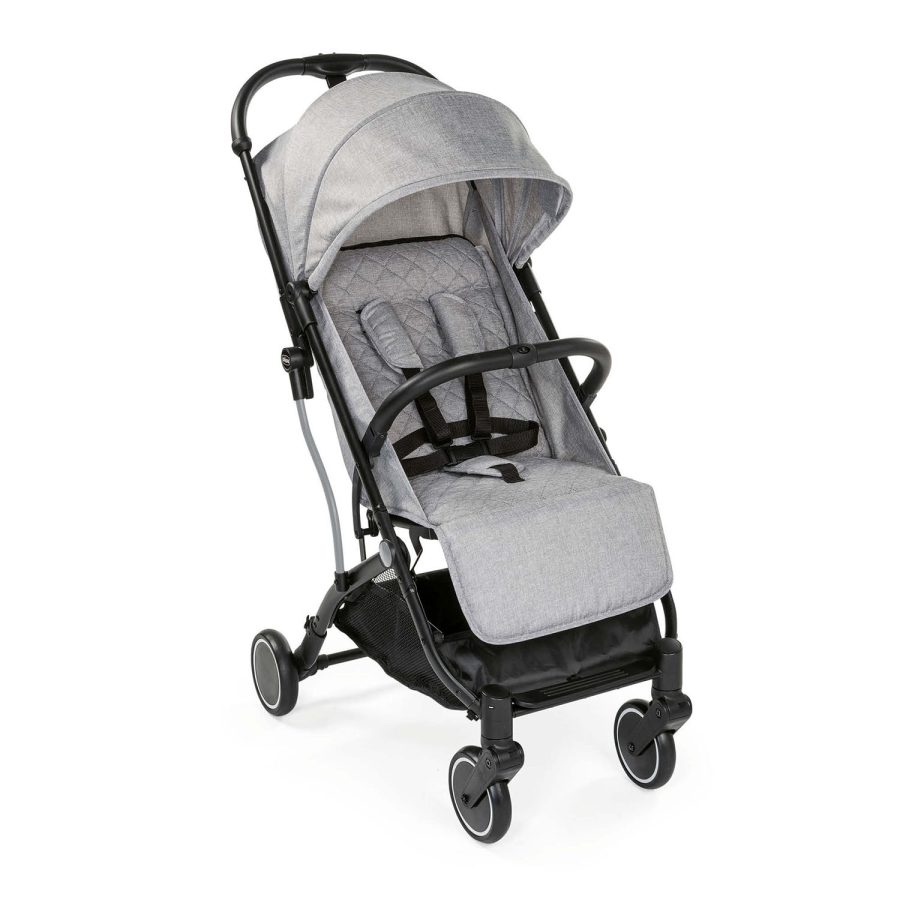 Chicco Trolley Me Stroller รถเข็นเด็กพับเก็บง่าย สำหรับ ทารก เด็ก แรกเกิด - 22 กก. (4 ปี+) ด้ามจับยาวลากได้