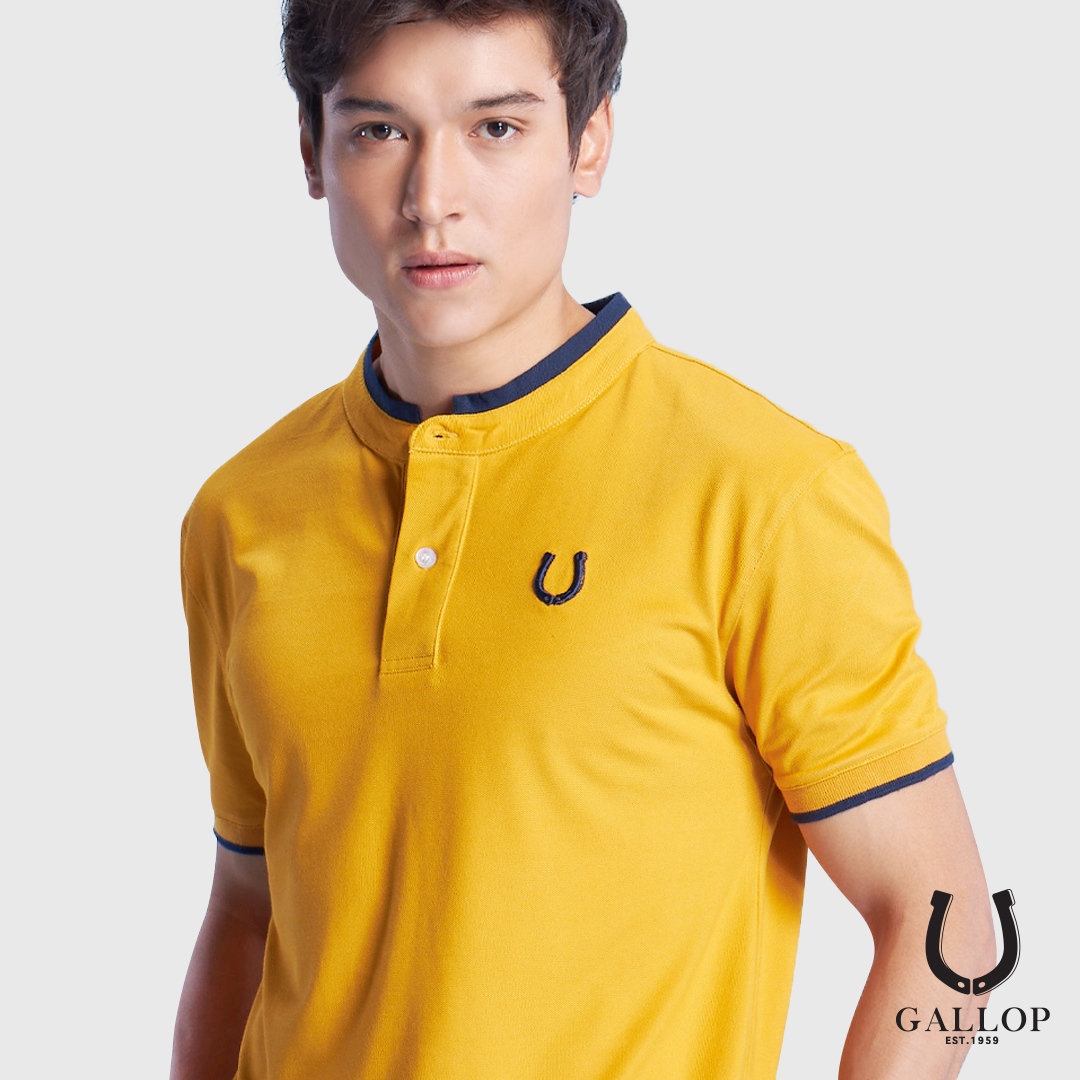 GALLOP : Mandarin Collar Tee เสื้อยืดคอจีน รุ่น GP9031 มี 3 สี ราคา 1290.-