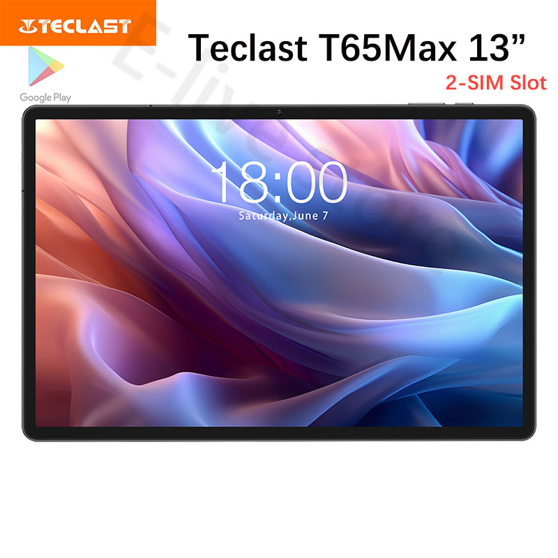 Teclast T65Max 13inch Tablet Helio G99 8GB Ram 256Gb Rom 1920×1200 IPS Android 14 Dual-SIM ราคา 9,596 บาท*ส่งฟรี