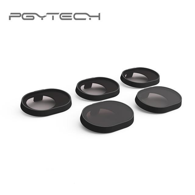 PGYTECH 5pcs/Set Original Lens Filters (UV ND4 ND8 ND16 PL) Lens For DJI SPARK
