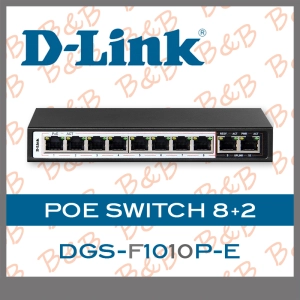 ภาพหน้าปกสินค้าD-LINK DES-F1010P-E Switching Hub 8 Port POE + 2 Port Uplink BY B&B ONLINE SHOP ซึ่งคุณอาจชอบสินค้านี้