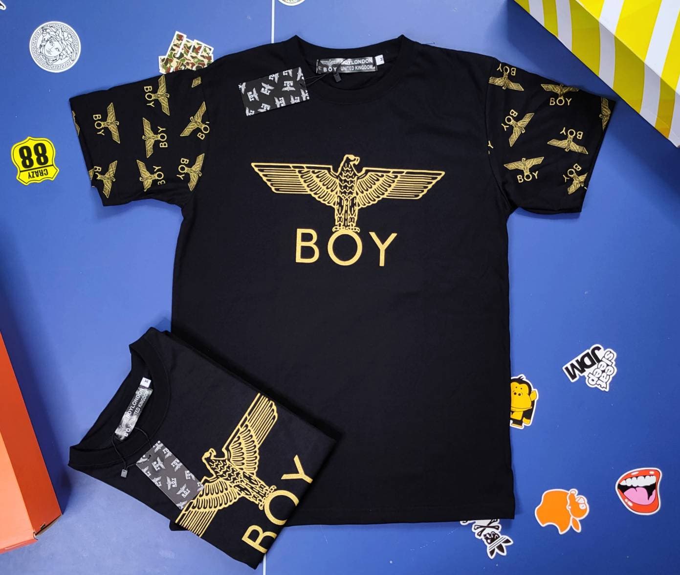 เสื้อยืดแฟชั่น Boy london เสื้อยืดคอกลมผ้าใส่สบาย