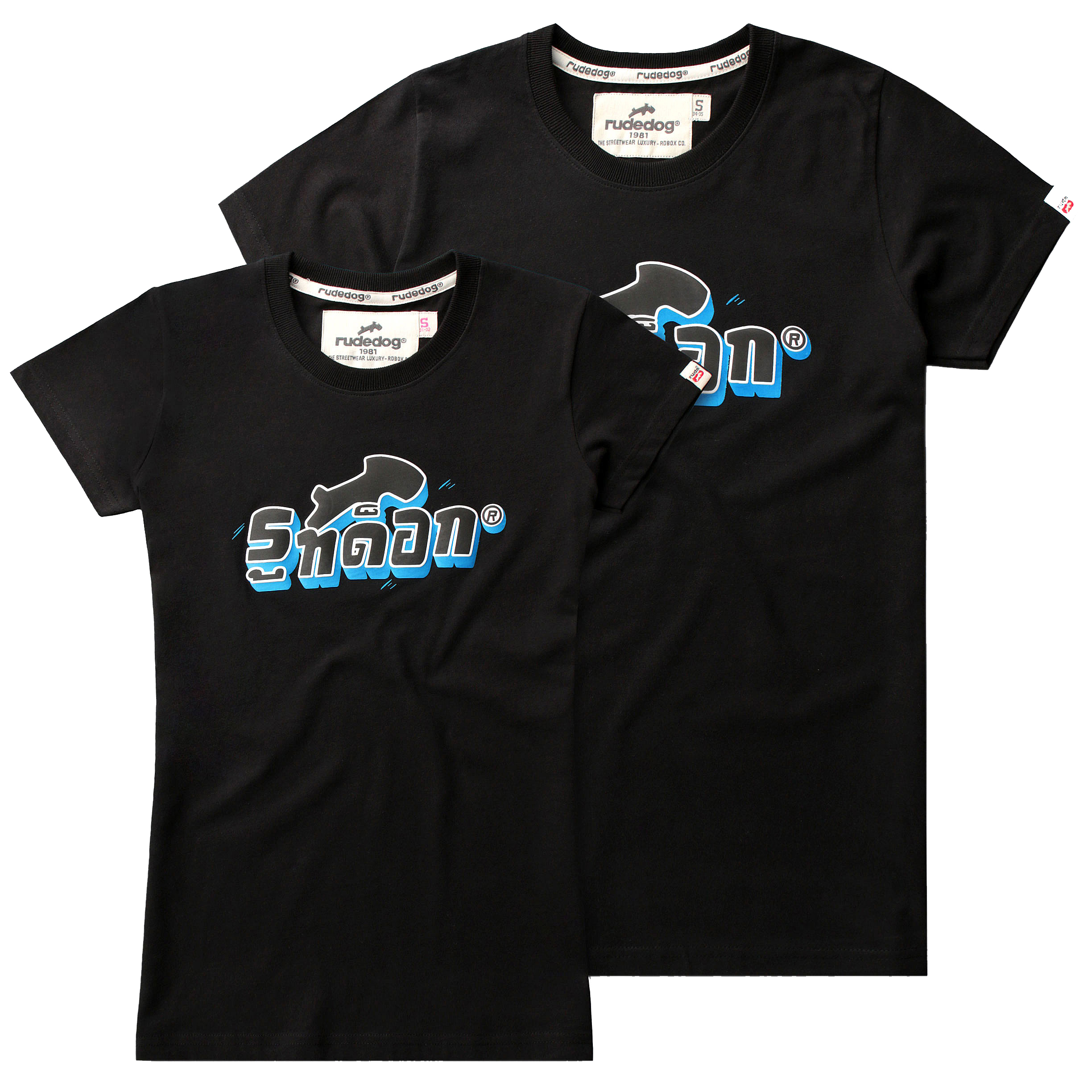 rudedog T-shirt เสื้อยืด รุ่น RD THAI (ผู้ชาย) แฟชั่น คอกลม ลายสกรีน ผ้าฝ้าย cotton ฟอกนุ่ม ไซส์ S M L XL