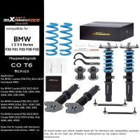 BMW 1 2 3 4 Series F20 F21 F22 F30 F32 2011-2019 โช้คอัพสตรัทปรับเกลียวโช้คแต่งรถ ปรับสูงต่ำ โหลดเตี้ย 24 ระดับ MAX speed Maxpeedingrods