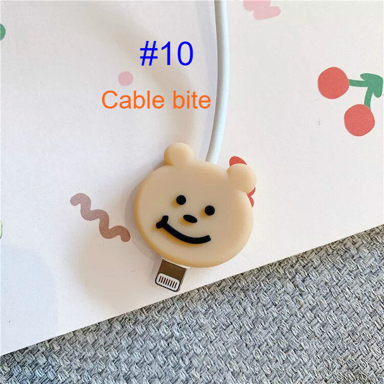 INS Cable Bite Protection rนอมสายชาร์จลายการ์ตูน