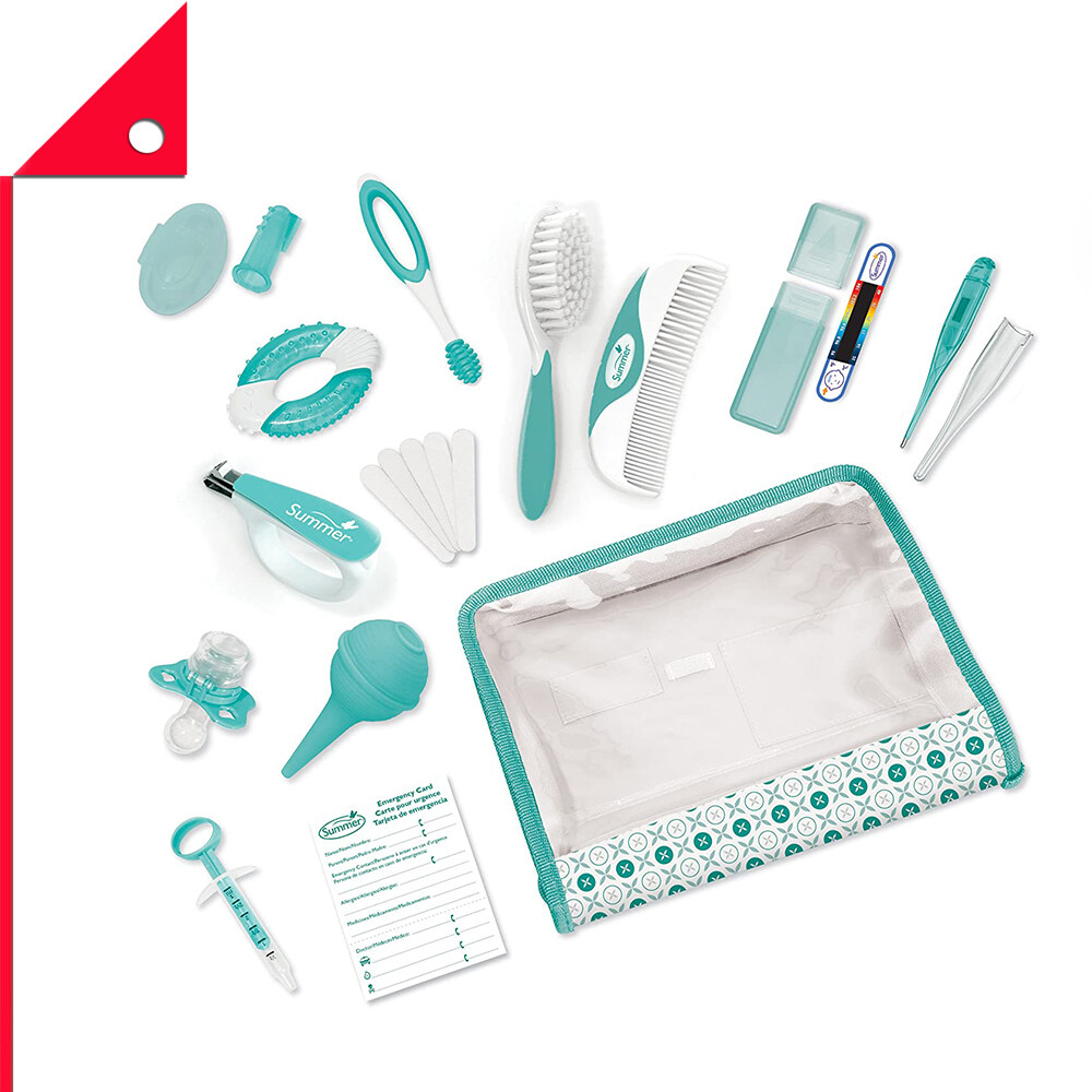 Summer Infant : SMI14474* ชุดดูแลสุขภาพเด็ก Complete Nursery Care Kit, Teal/White
