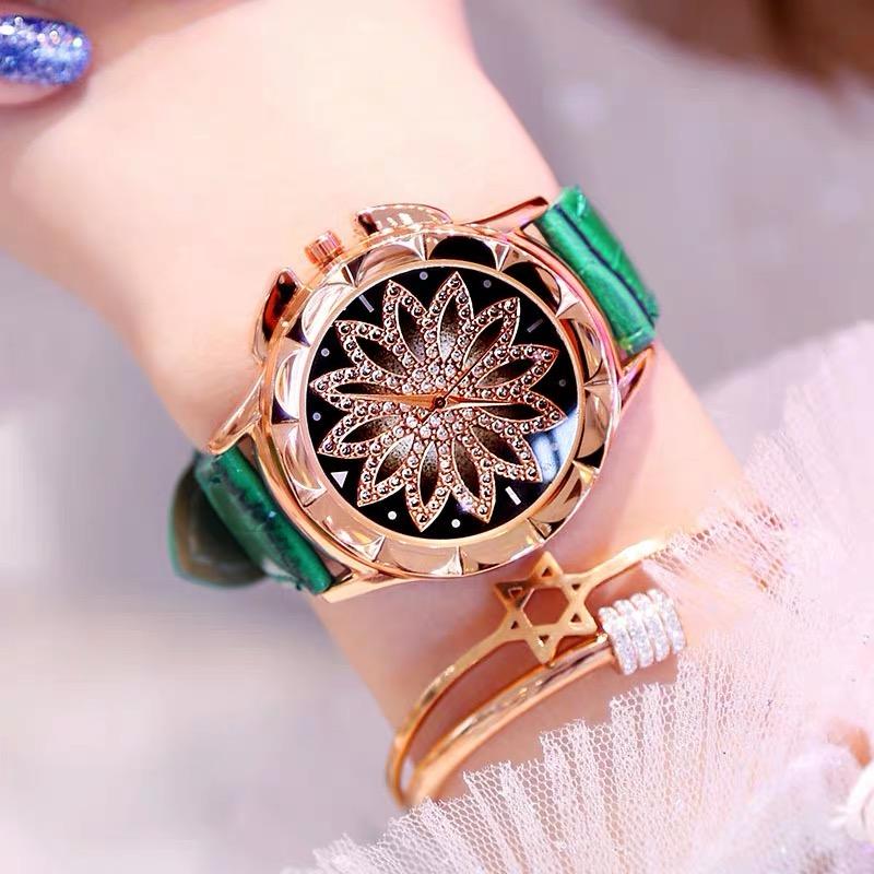 นาฬิกาข้อมือ Cadier 3487 ของแท้ นาฬิกาแฟชั่น พร้อมส่ง (มีการชำระเงินเก็บเงินปลายทาง) ZEXIL Women Fashion Casual Bussiness Watches เข็มขัดหนัง