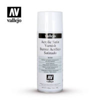 VALLEJO Hobby Paint Spray VARNISH สเปรย์เคลือบ เงา ด้าน กึ่งเงา สูตรน้ำแห้งไว ขนาด 400 ml