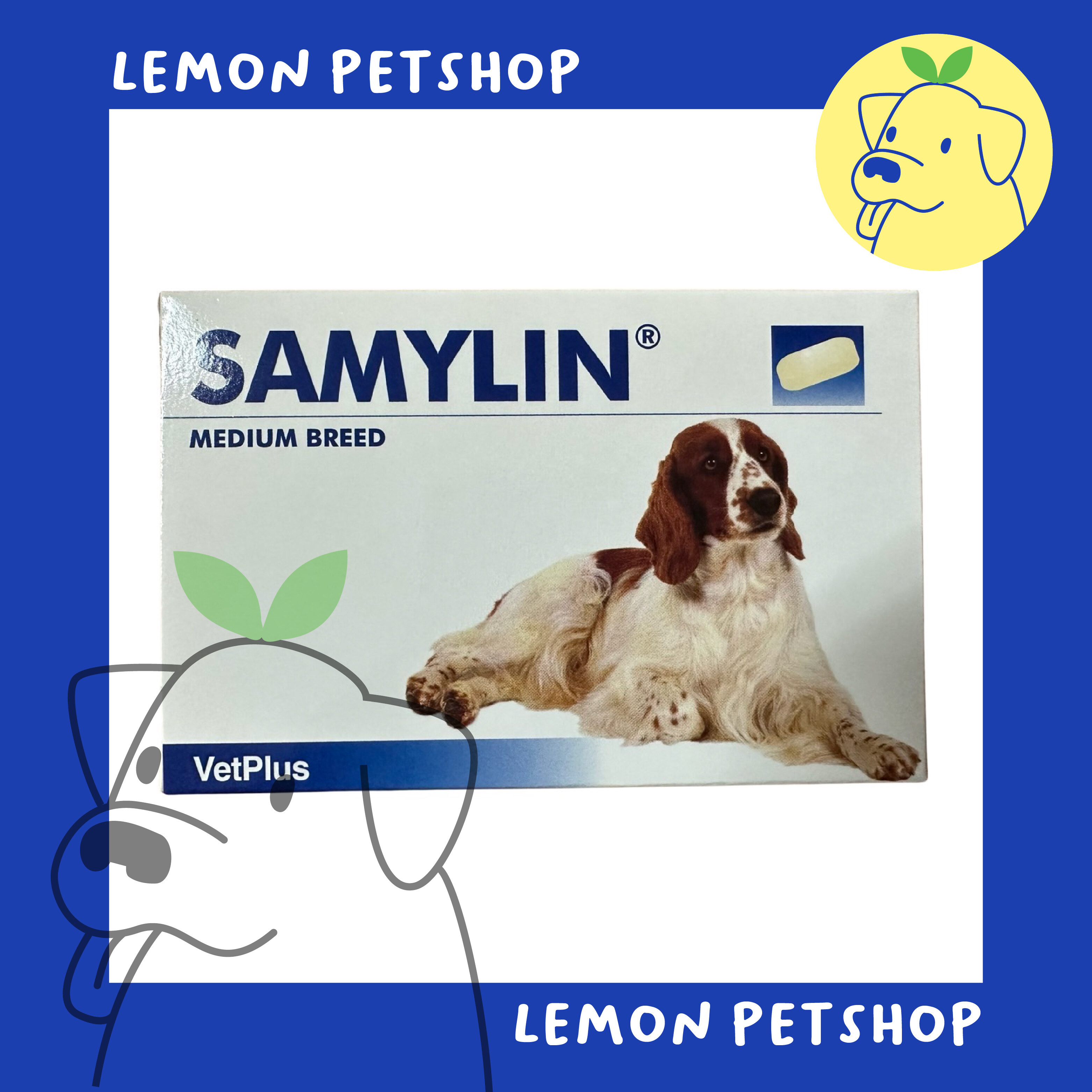 Samylin medium shop breed tablets