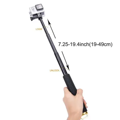 SKY SHOP GoPro Selfie Stick Handhold Monopod 19inch/49cm