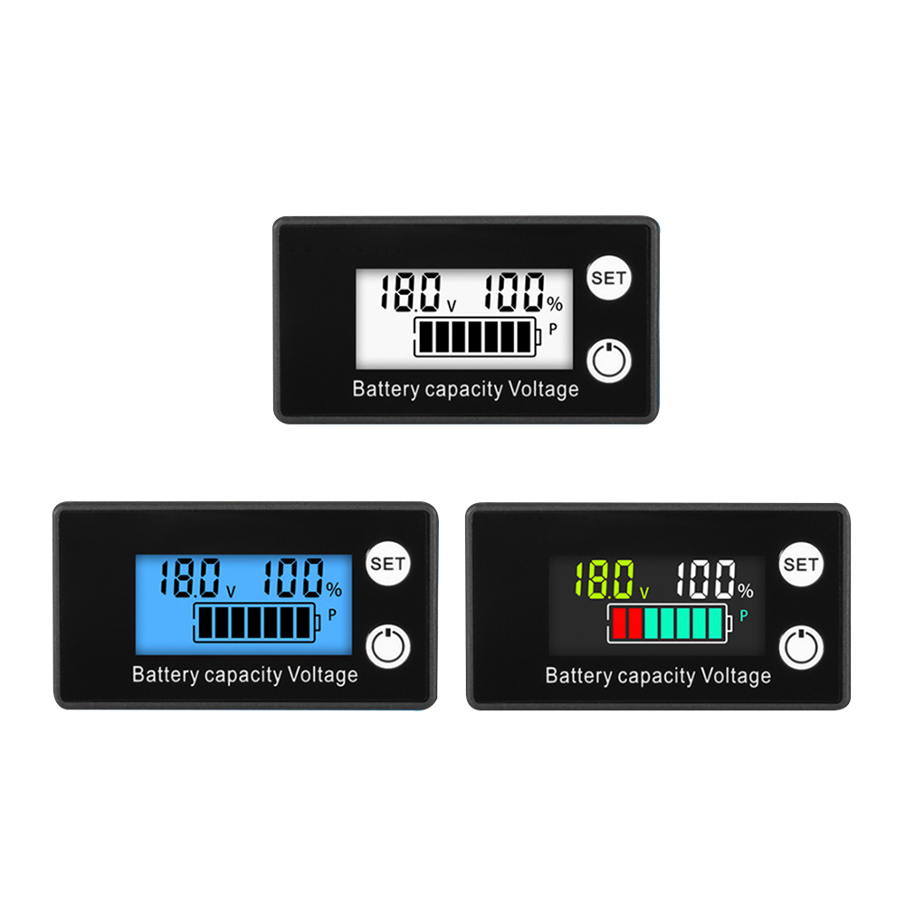 6133A DC8-100V ตัวบ่งชี้ความจุแบตเตอรี่ LCD Digital Power Meter เครื่องทดสอบแรงดันไฟฟ้าสําหรับรถยนต์และรถจักรยานยนต์ ราคา 104 บาท*ส่งฟรี