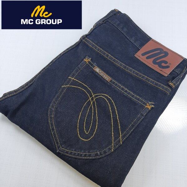 Mc Jeans กางเกงยีนส์ขากระบอกใหญ่ สี midnight  สินค้าขายดี (ถ่ายจากของจริง)
