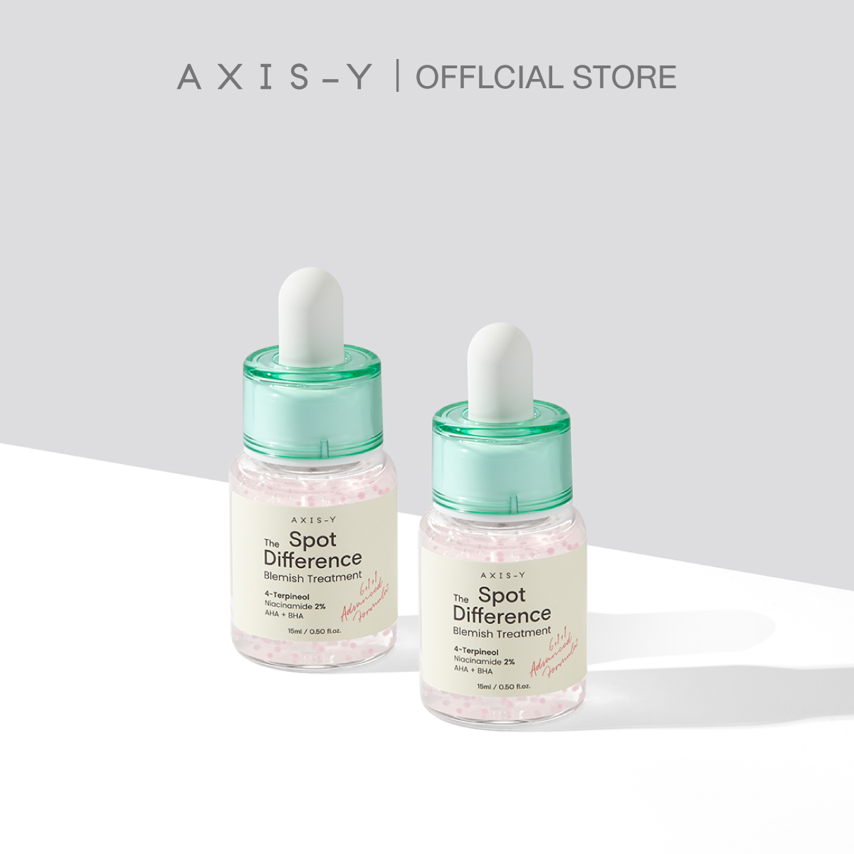 [Set of 2 Pieces] Axis-Y Spot the Difference Blemish Treatment 15 Ml. ราคา 1,325 บาท*ส่งฟรี
