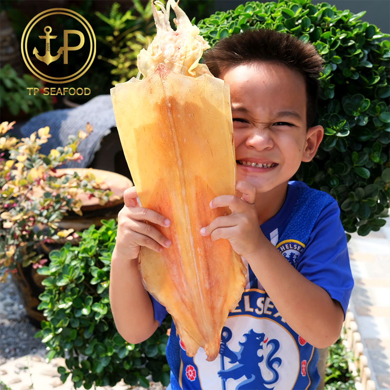 หมึกผ่าศอกจัมโบ้ ของฝากปากน้ำปราณ ราคา 1,240 บาท*ส่งฟรี