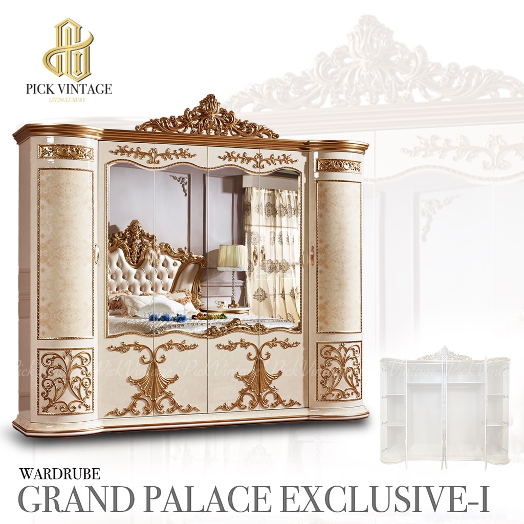 รีวิวตู้เสื้อผ้าหลุยส์แบรนด์เนม: GRAND PALACE EXCLUSIVE-I WARDRUBE ตู้เก็บเสื้อผ้าหรูหราที่สุดที่ต้องมี!