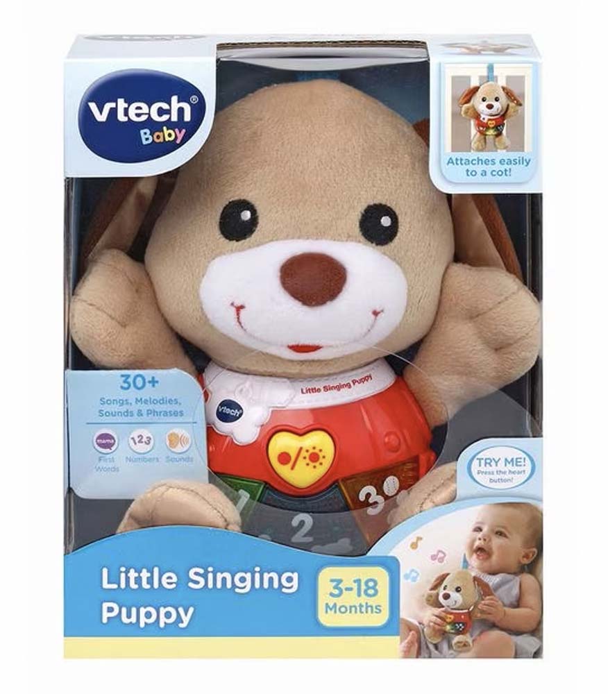 VTECH LITTLE SINGING PUPPY โมบาย ของเล่น ตุ๊กตา แขวนตระกร้าคาร์ซีท ราคา 956 บาท*ส่งฟรี