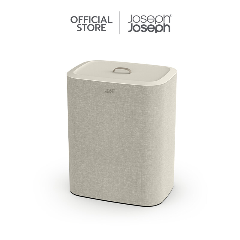 Joseph Joseph ตะกร้าผ้า 2 ช่อง สำหรับแยกประเภทผ้าหรือสีผ้า รุ่น Tota สี Ecru ความจุ 90L N50020 ราคา 6,675 บาท*ส่งฟรี