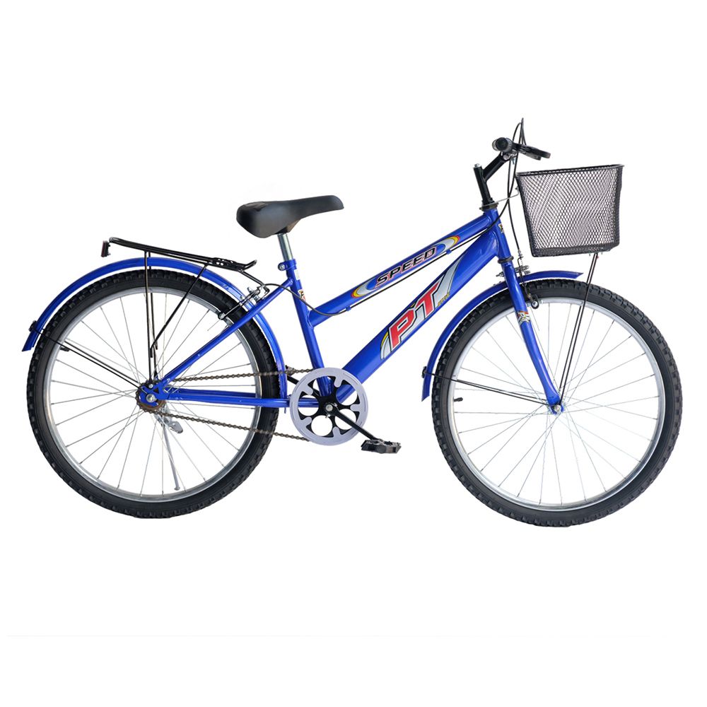 จักรยานแม่บ้าน SPEED 24 นิ้ว สีน้ำเงิน
