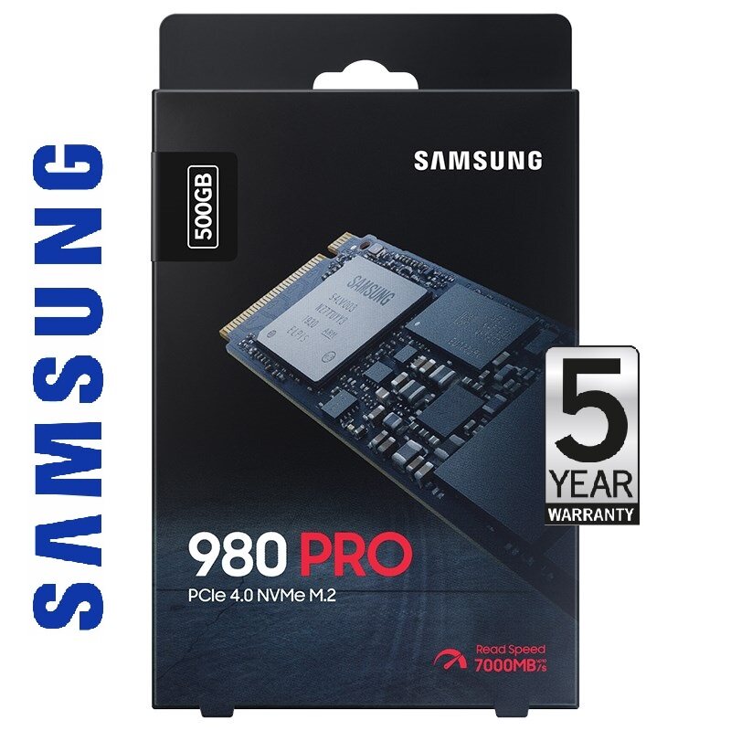 Samsung 500GB 980 PRO M.2 NVMe SSD
