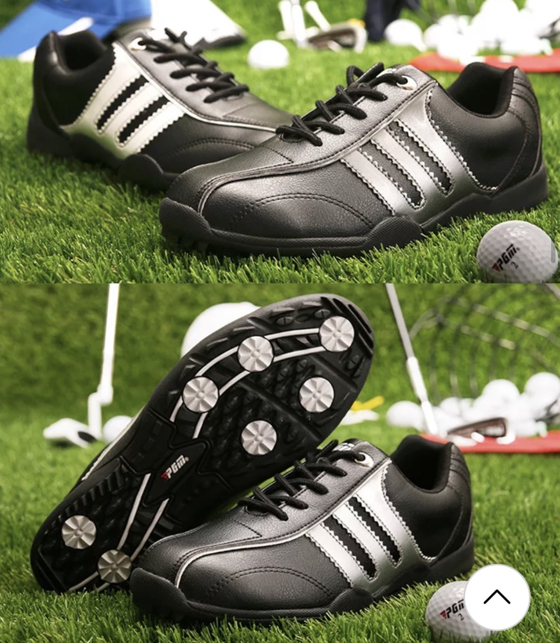 On Sale! Waterproof Golf Shoes For Menรองเท้ากอล์ฟผู้ชายกันน้ำ น้ำหนักเบา