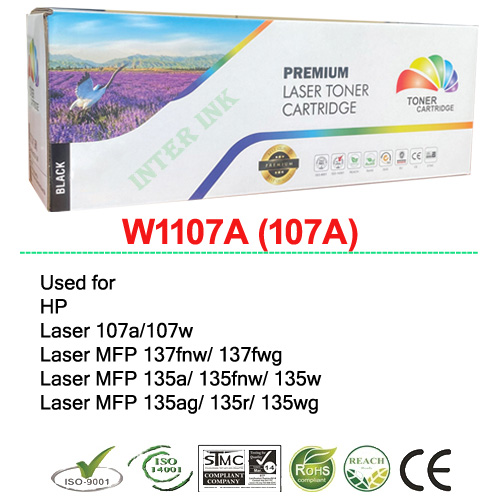 ตลับหมึก HP W1107A (107A) สีดำ Compatible - ยี่ห้อ Compatible Toner ราคา 250 บาท*ส่งฟรี