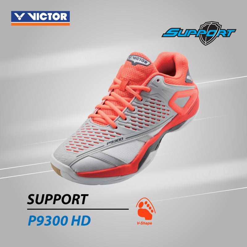 VICTOR Badminton Sport Shoes รองเท้ากีฬาแบดมินตัน P9300 ฟรีกระเป๋ารองเท้า BG1308