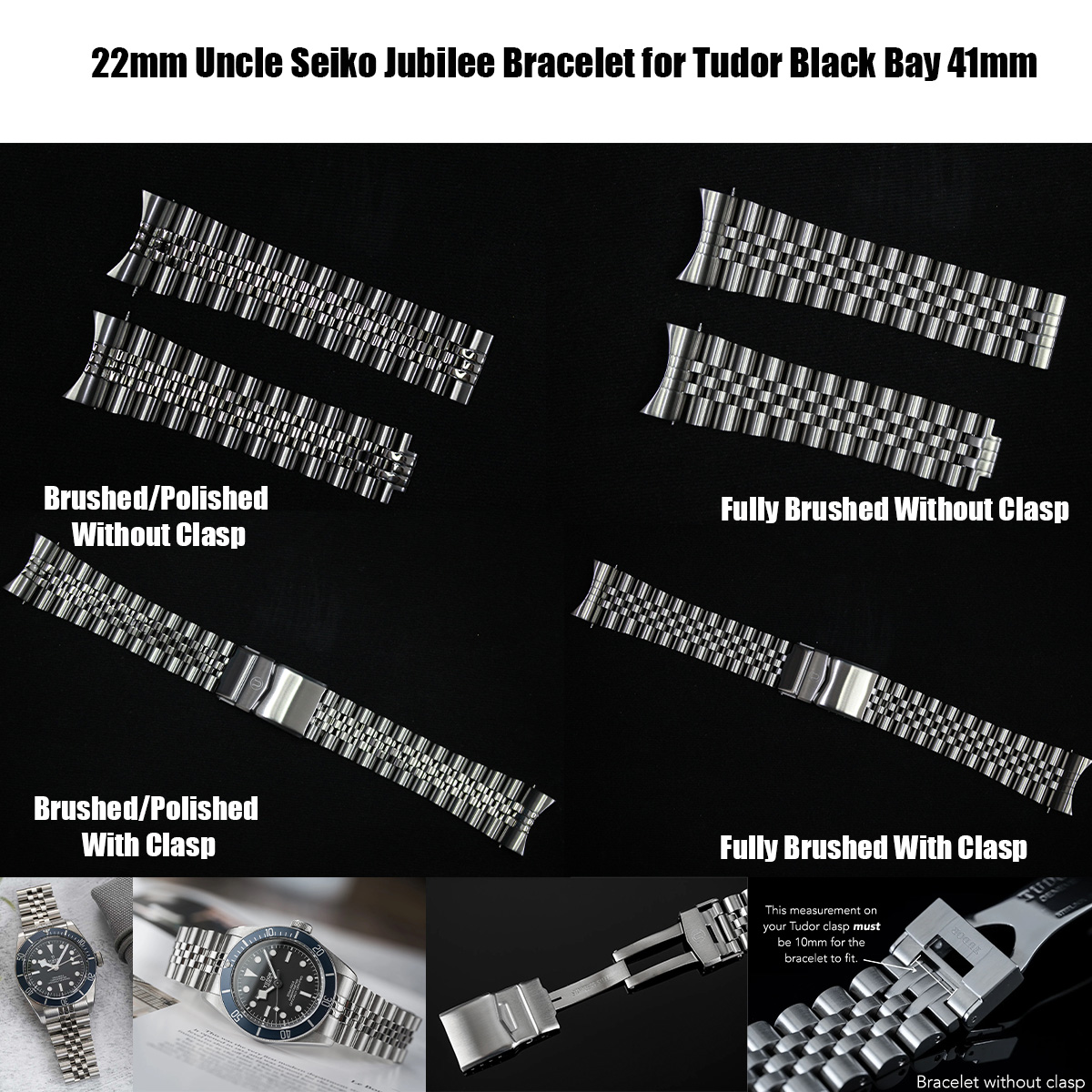 สายนาฬิกา Uncle Straps Jubilee for Tudor Black Bay 41mm ราคา 7,500 บาท*ส่งฟรี