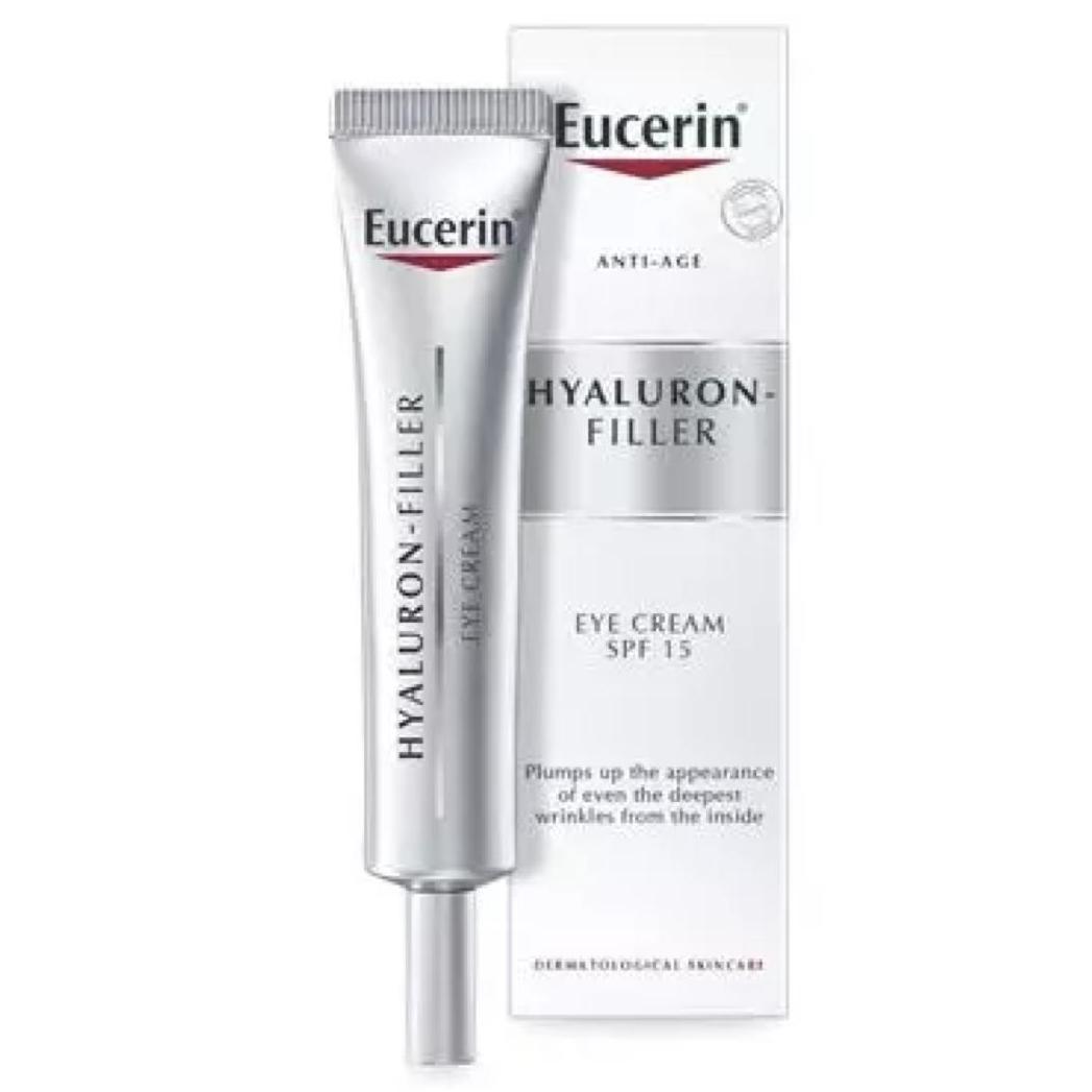 Eucerin Hyaluron Filler Eye Cream SPF15 (SOIN CONTOUR DES YEUX - OOGCREME) ยูเซอรีน ไฮยาลูรอน ฟิลเลอ