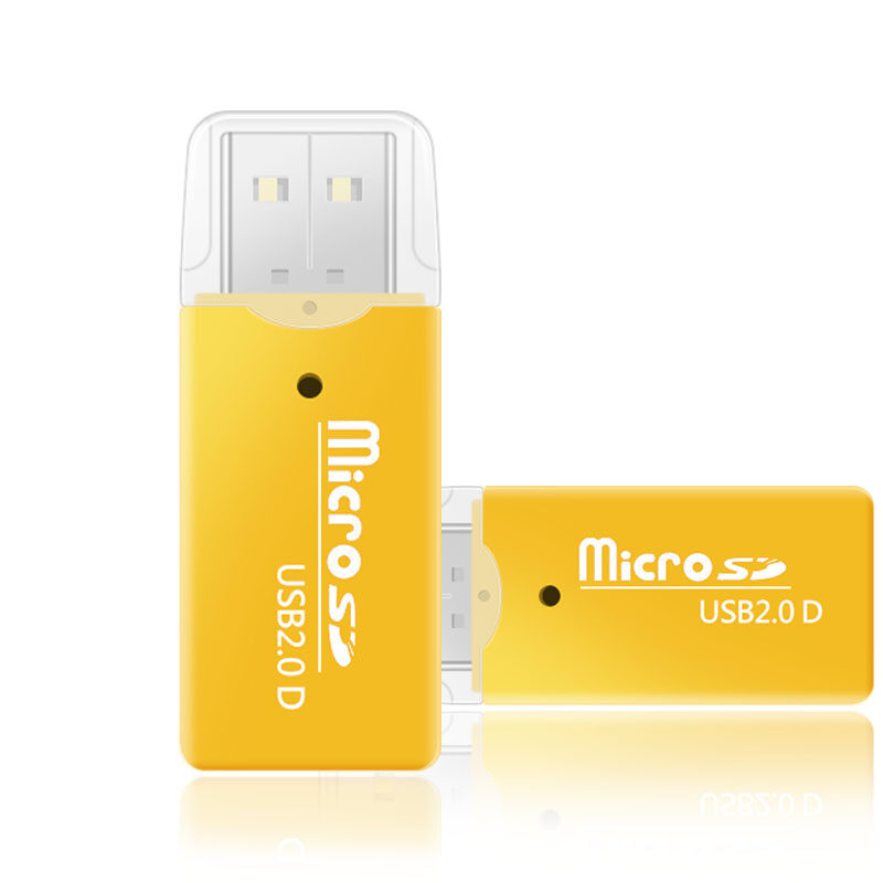 แบบพกพา USB 2.0 Card Reader USB TF Micro SD OTG อะแดปเตอร์เครื่องอ่านการ์ดหน่วยความจำสำหรับ Samsung Macbook Huawei LeTV