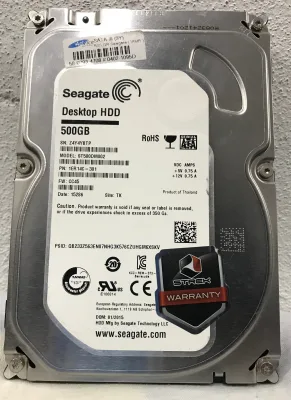HDD ฮาร์ดดิสก์ SATA 3.5 500GB Seagate 7200RPM 64MB Cache SATA 6.0Gb/s 3.5 Internal Hard (รับประกัน1เดือนทุกลูก)