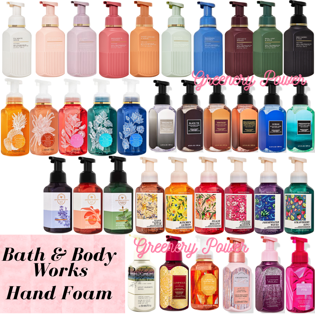 Bbw. # 7 Scented Hand Washing Foam ✋ Bath and Body Works Gentle Foam Hand Soap 259 ml Hand Washing Soap ราคา 277 บาท*ส่งฟรี