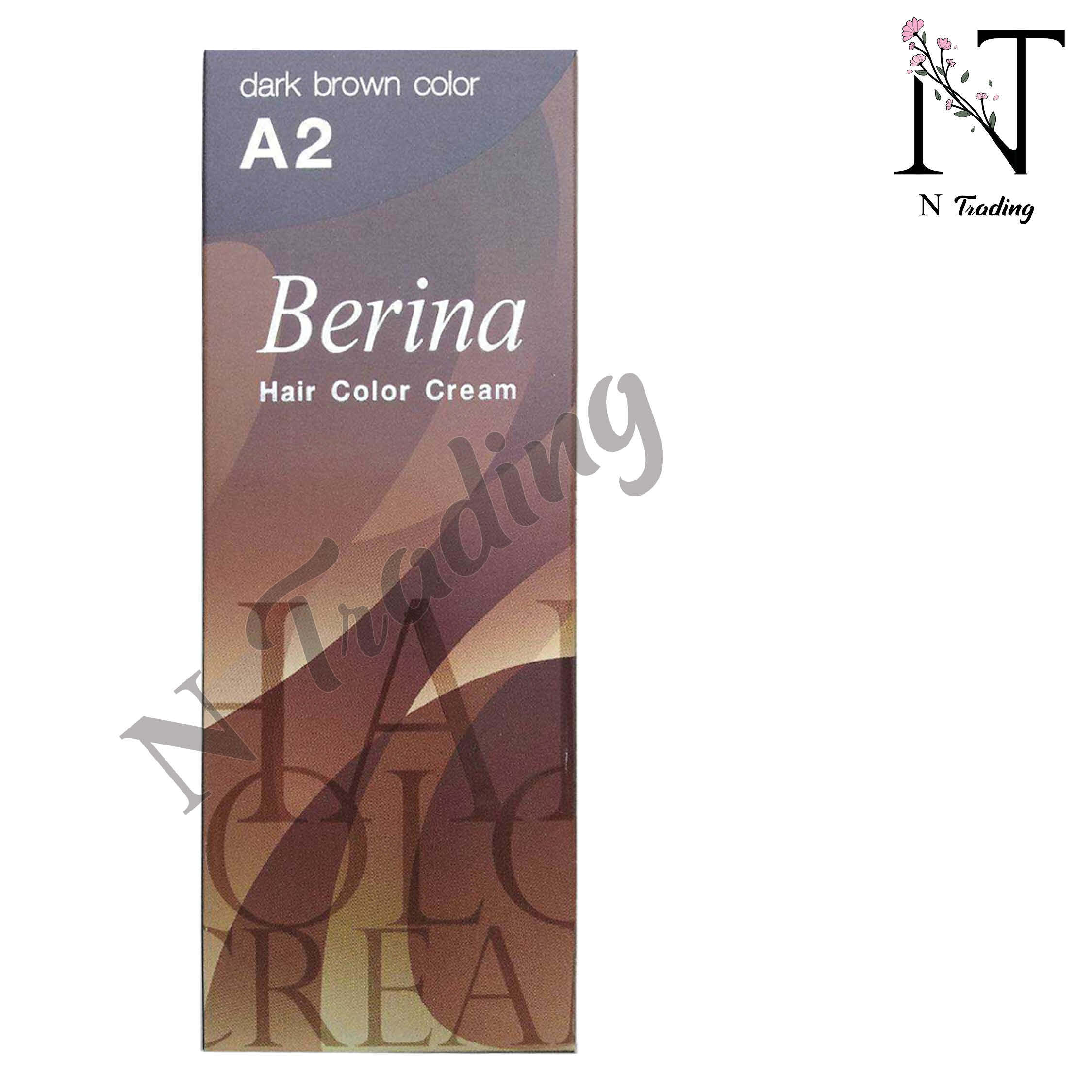 เบอริน่า ครีมย้อมผม / Berina Hair Color Cream ปริมาณสุทธิ 60 กรัม