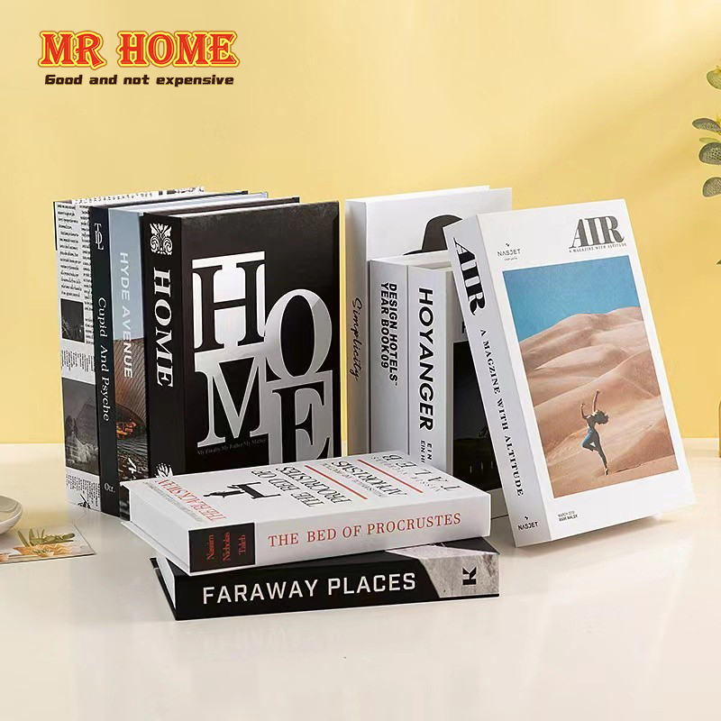หนังสือปลอม หนังสือโชว์ พร็อพถ่ายรูป หนังสือแต่งบ้าน ดีเทลขอบโค้ง ดลาย ปกแข็ง​ สีสดคมชัด​ 20แบบ - ยี่ห้อ MR HOME ราคา 42 บาท*ส่งฟรี