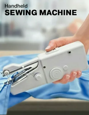 จักรเย็บผ้ามือถือ จักรเย็บผ้าไฟฟ้ามือถือ ขนาดพกพา portable Handheld Sewing Machine