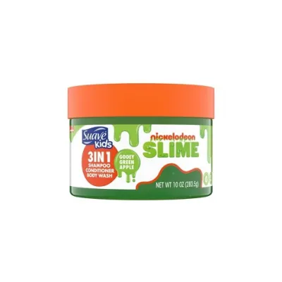 Suave Kids Slime 3in1 Shampoo + Conditioner + Body Wash 10oz.Squishy Purple Coconut