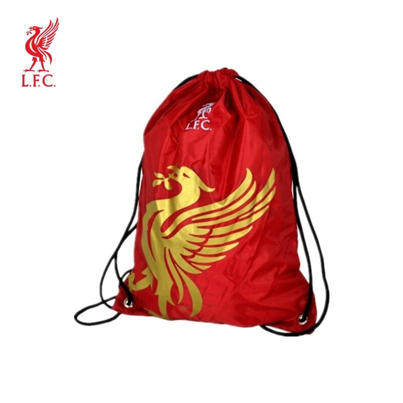 Liverpool F.C. Gym Bag ถุงแบบพกพากีฬาลิเวอร์พูล กระเป๋าผ้าใบกีฬาลิเวอร์พูล กระเป๋าลิเวอร์พูล กระเป๋าเชือก
