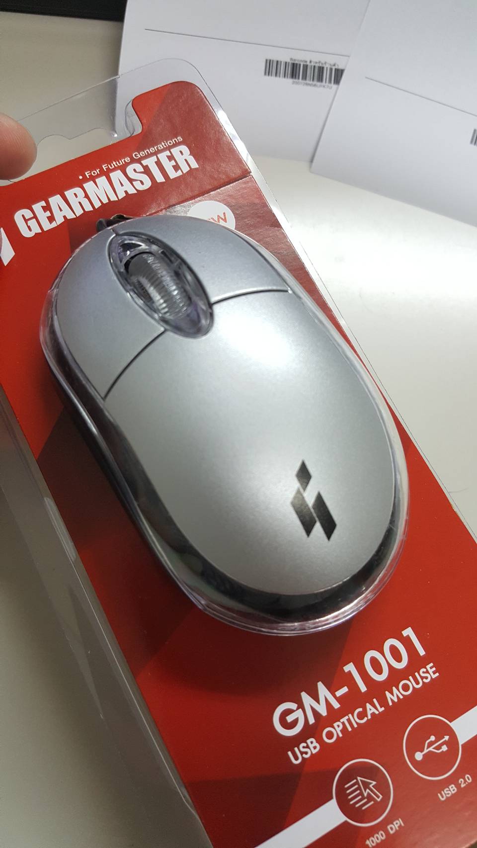 เมาส์ ราคาถูก Mouse Usb Gearmaster GT1001 รับประกัน6เดือน