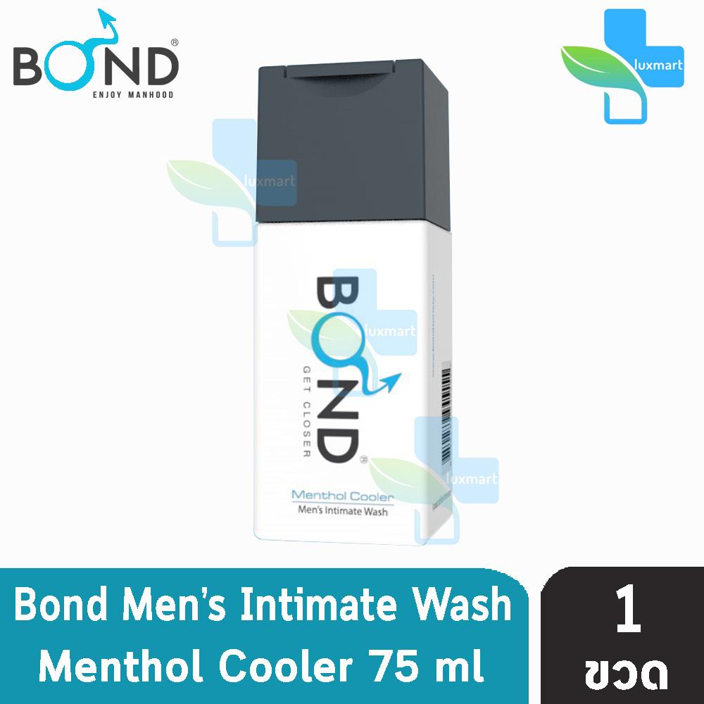 [เจลล้างน้องชาย] Bond Wash 75 Ml. บอนด์ วอช (สูตรเย็น) เมนทอล คูลเลอร์ เจลทำความสะอาดจุดซ่อนเร้นสำหรับผู้ชาย [1 ขวด]สีฟ้า