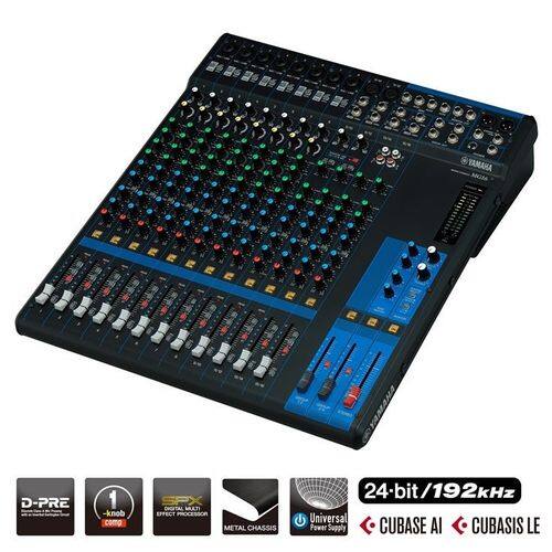 YAMAHA MG16XU Analog Mixer 16 Input เครื่องผสมสัญญาณเสียง มิกเซอร์อนาล็อก 16 ชาแนล