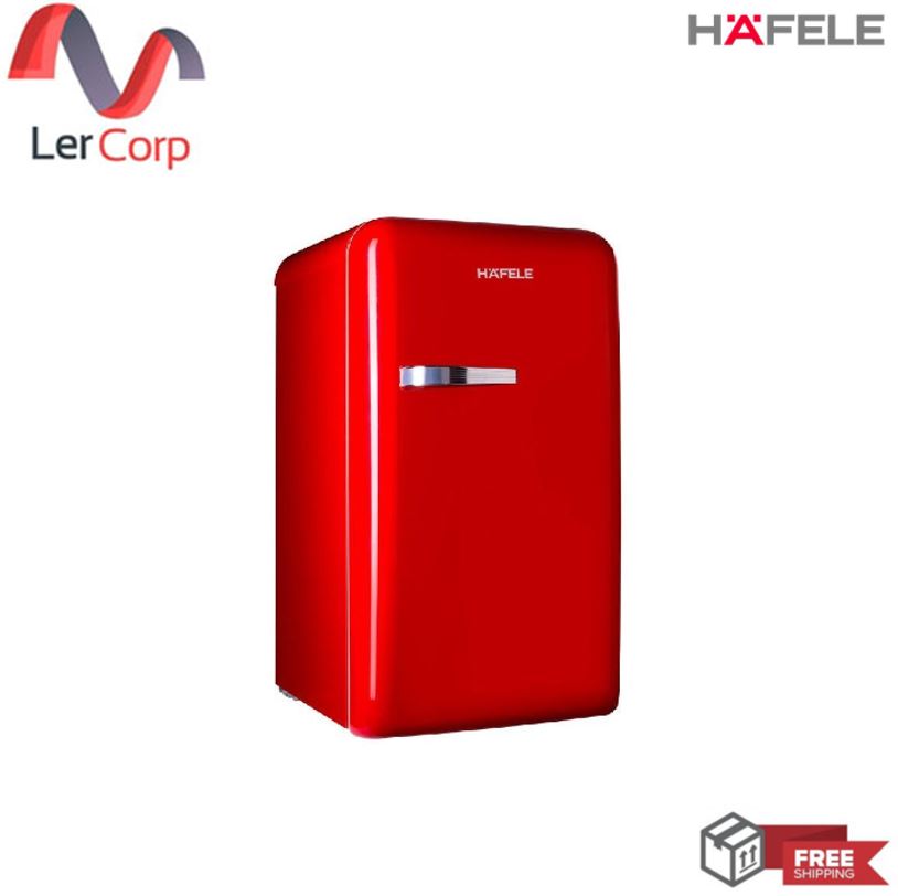 [0% 10 เดือน] (HAFELE) ตู้เย็นมินิบาร์แบบสไตล์ยอ้นยุค คิวท์ ซีรี่ย์ (495.06.640) Red ราคา 43,890 บาท*ส่งฟรี