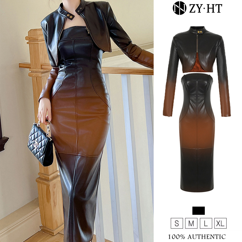 ZY.HT EraVogue ชุดเซ็ท 2 ชิ้น ผญ เสื้อคลุม+เดรสเกาะอก เดรสผู้หญิง เดรสทำงาน เดรสไฮโซ ชุดออกงาน ชุดไปงานแต่ง 40223 ราคา 1,555 บาท*ส่งฟรี