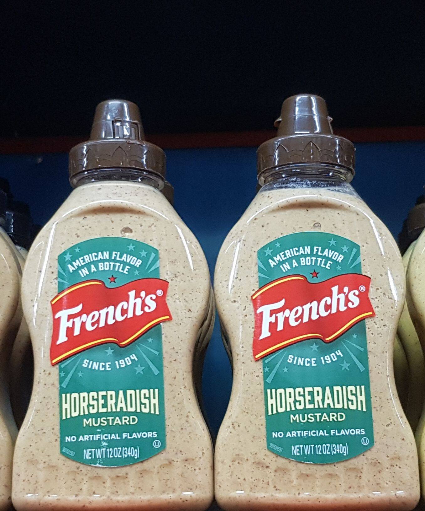 French's Horseradish Mustard 340 g. เฟร้นช์ ฮอร์สแรดิช มัสตาร์ด 340 กรัม