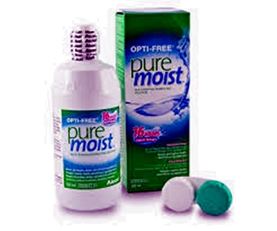 Opti-free Pure Moist ออพติ-ฟรี เพียวมอยซ์ น้ำยาแช่ล้าง ฆ่าเชื้อ และแช่เก็บเลนส์