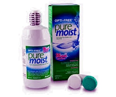 Opti-free Pure Moist ออพติ-ฟรี เพียวมอยซ์ น้ำยาแช่ล้าง ฆ่าเชื้อ และแช่เก็บเลนส์