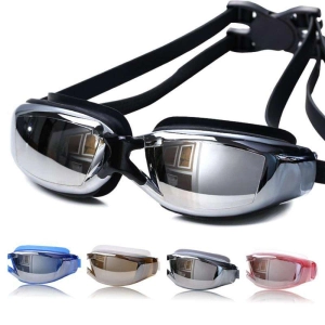 สินค้า แว่นตาว่ายน้ำ แว่นตาสำหรับว่ายน้ำ ถนอมสายตา ป้องกันแสงแดด UV Swimming glasses / Goggle สีดำ เงิน ชมพู น้ำเงิน ฟ้าน้ำทะเล