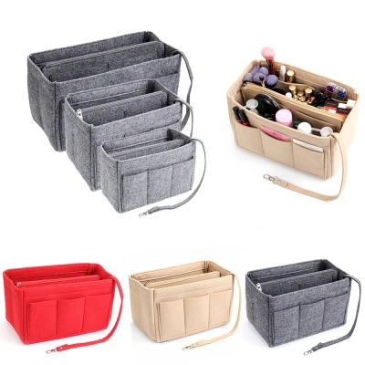 Travel Handbag Washable Purse Organizer Storage Multi Pocket Pouch Makeup Bag Tote Bags Toiletry Case