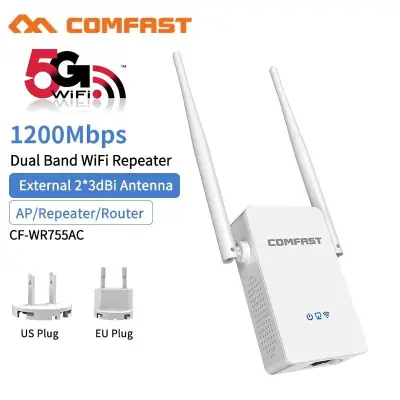 COMFAST 1200Mbps Wireless Router WiFi Repeater Amplifier Booster CF-WR755AC