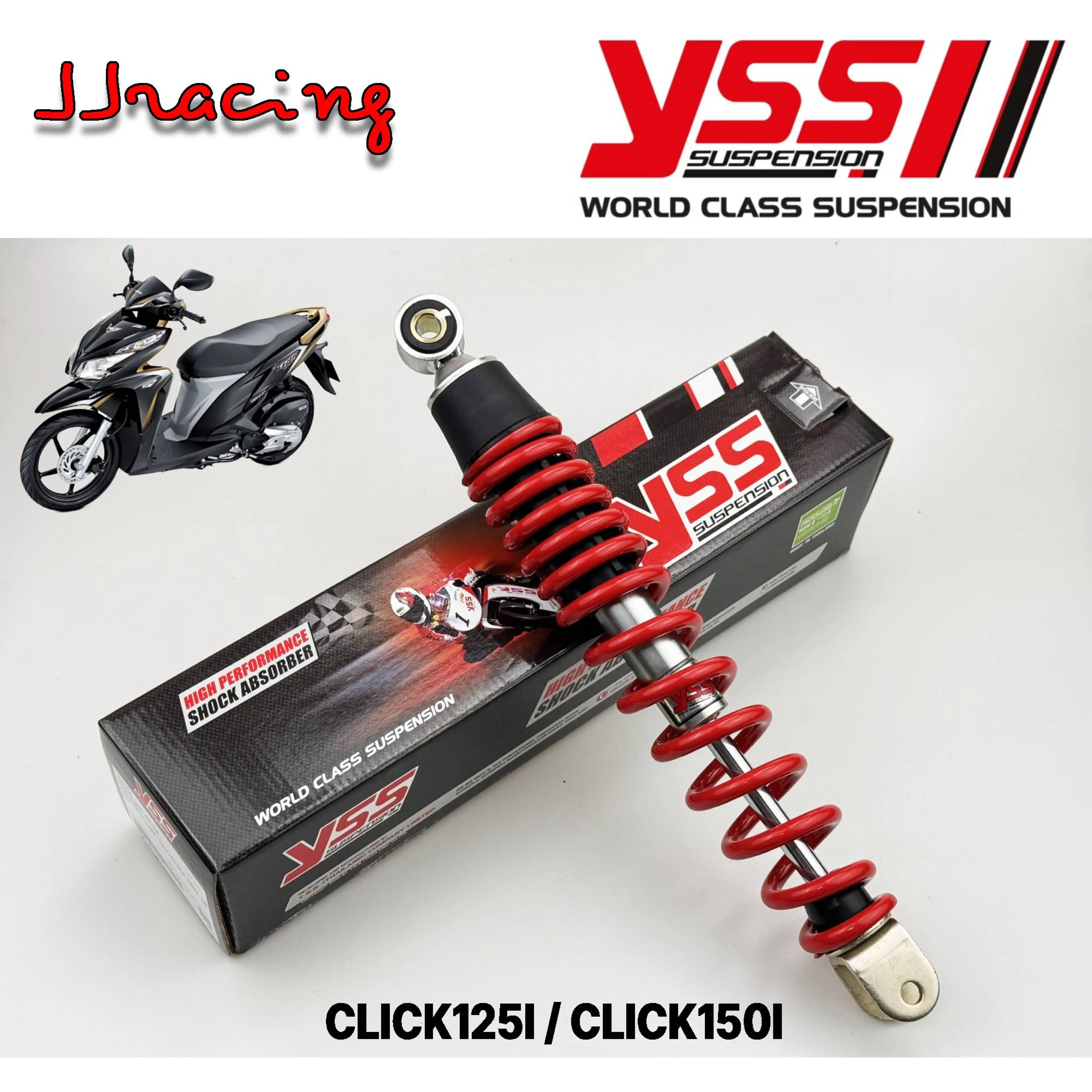 YSS แท้ โช๊คเดิม Honda Click125i / Click150i 330มม. โช๊คหลัง คลิ๊ก125i