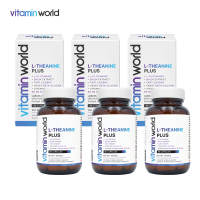 [แพ็ค 3 ขวด] แอลธีอะนีน พลัส วิตามินเวิลด์ L-Theanine plus Vitamin World วิตามินบีรวม แอลธีอะนีน พลัส วิตามินบี LTheanine L Theanine Vitamin B Complex วิตามินบีคอมเพล็กซ์